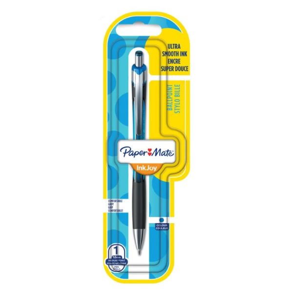 Шариковая ручка Paper Mate InkJoy 550 RT (1956418) синий,прозрачный/синий